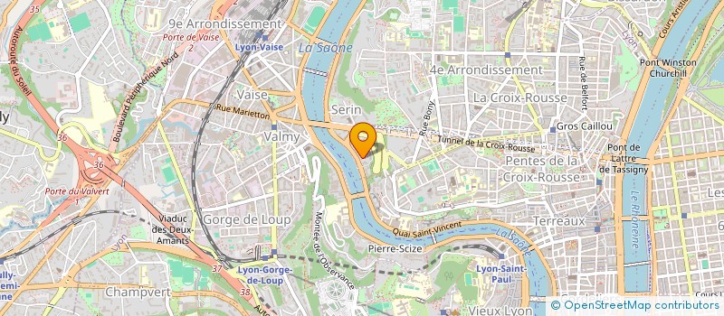 localisation de l'entreprise SELAS DRS COMPAGNONE ET DURET  LYON