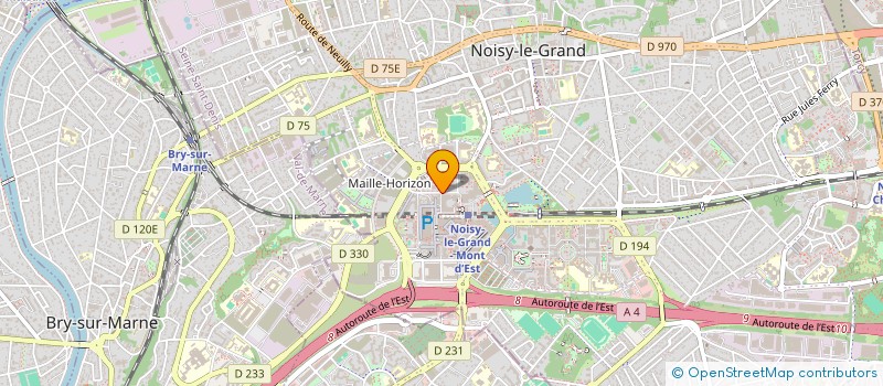localisation de l'entreprise SELAS DU CHIRURGIEN-DENTISTE MIKAEL KHALFA à NOISY-LE-GRAND