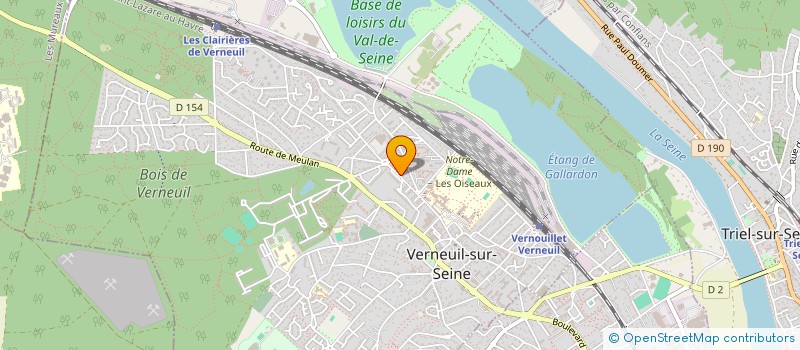 localisation de l'entreprise SELAS DU DOCTEUR AMARAL à VERNEUIL-SUR-SEINE