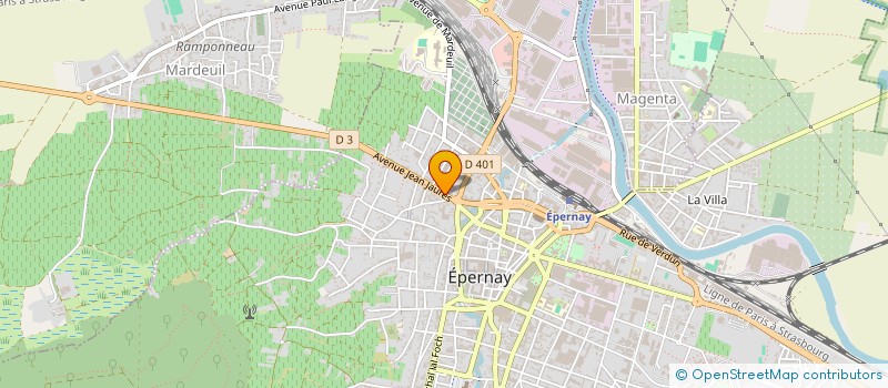 localisation de l'entreprise SELAS DU DOCTEUR HOUZALI à EPERNAY