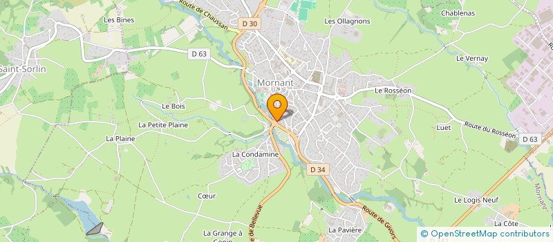 localisation de l'entreprise SELAS DU DOCTEUR ILYES SEKKAI  MORNANT