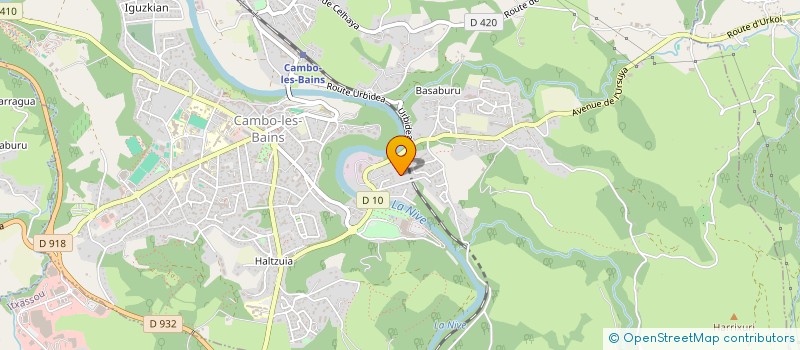 localisation de l'entreprise SELAS DU DOCTEUR JACQUES JUDA  CAMBO-LES-BAINS