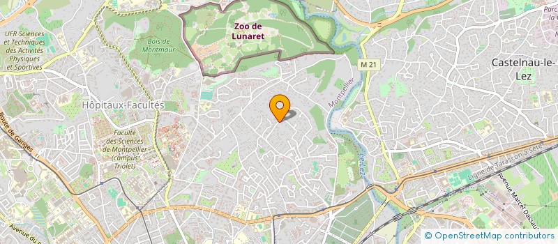 localisation de l'entreprise SELAS DU DOCTEUR OLIVIER REBOLLO à MONTPELLIER