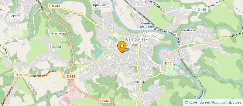 localisation de l'entreprise SELAS DU DOCTEUR PHILIPPE RIGAUD à CAMBO-LES-BAINS