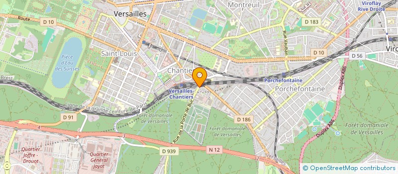 localisation de l'entreprise SELAS DU DR AMINE BENCHIKH à VERSAILLES