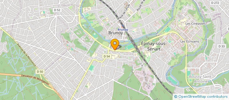 localisation de l'entreprise SELAS DU DR LOUKIL  BRUNOY