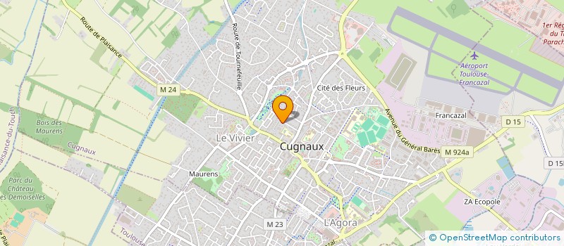 localisation de l'entreprise SELAS DU DR PUJOL PIERRE à CUGNAUX