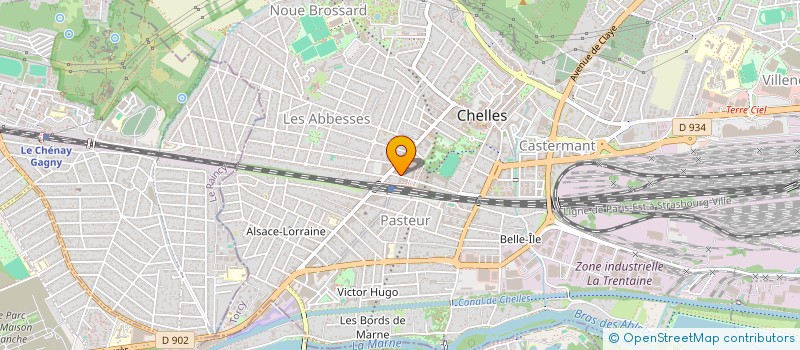 localisation de l'entreprise SELAS DU DR SAIB ANIS  CHELLES