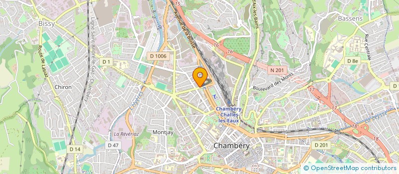 localisation de l'entreprise SELAS DU VERGER  CHAMBERY