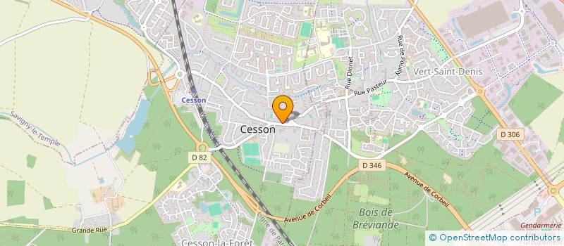 localisation de l'entreprise SELAS GRANDE PHARMACIE DE CESSON  CESSON