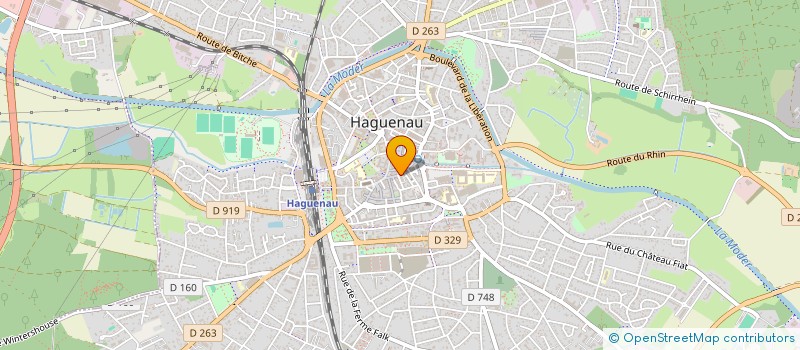 localisation de l'entreprise SELAS GRANDE PHARMACIE DE L'ANGE  HAGUENAU