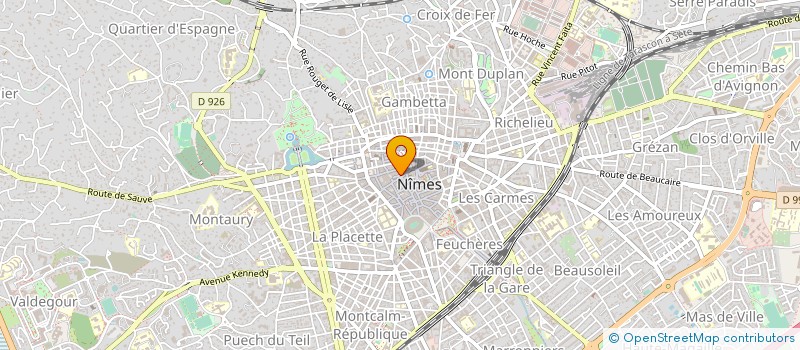 localisation de l'entreprise SELAS GRANDE PHARMACIE DE L HORLOGE à NIMES