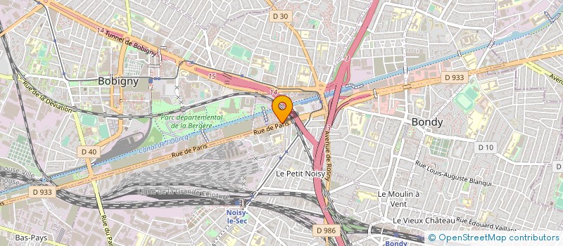 localisation de l'entreprise SELAS GRANDE PHARMACIE DE L'OURCQ à NOISY-LE-SEC