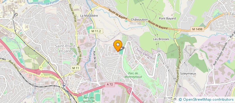 localisation de l'entreprise SELAS GRANDE PHARMACIE DE MONTREYNAUD  SAINT-ETIENNE