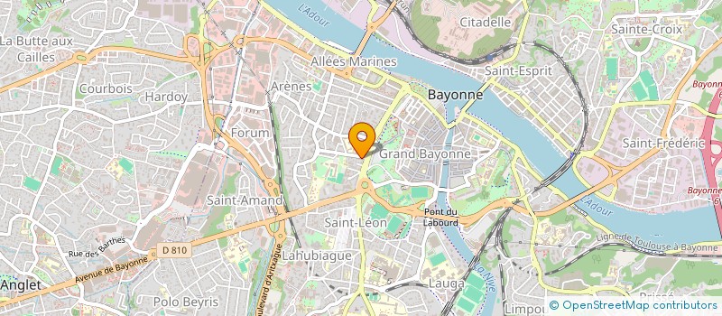 localisation de l'entreprise SELAS GUERIN ET ASSOCIEES  BAYONNE