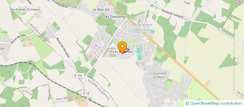 localisation de l'entreprise SELAS H.BLEICHER  MIGNALOUX-BEAUVOIR