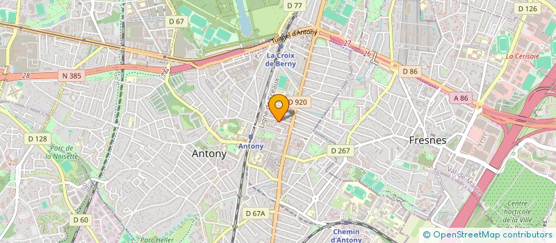 localisation de l'entreprise SELAS IOANNIS PAPAIOANNOU à ANTONY