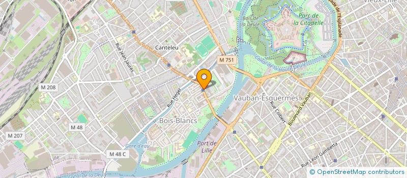 localisation de l'entreprise SELAS IRIS à LILLE