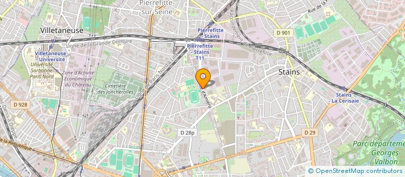 localisation de l'entreprise SELAS JACQUES DERMER  STAINS