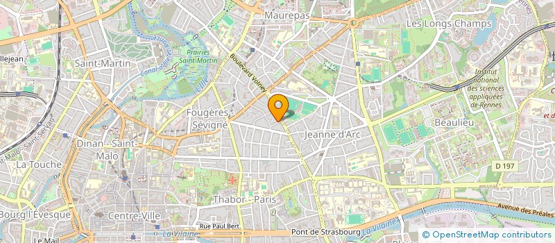 localisation de l'entreprise SELAS JALLAGEAS  RENNES