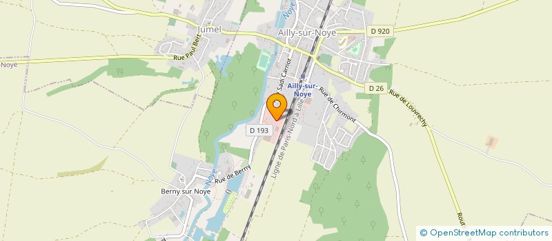 localisation de l'entreprise SELAS JB VETERINAIRE à AILLY-SUR-NOYE