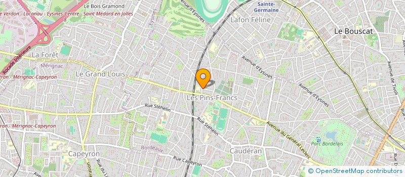 localisation de l'entreprise SELAS KINE CHEZ MOI  BORDEAUX