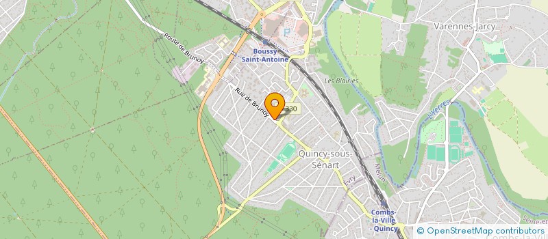 localisation de l'entreprise SELAS LABORATOIRE DE BIOLOGIE MEDICALE SOMMEVILLE  QUINCY-SOUS-SENART