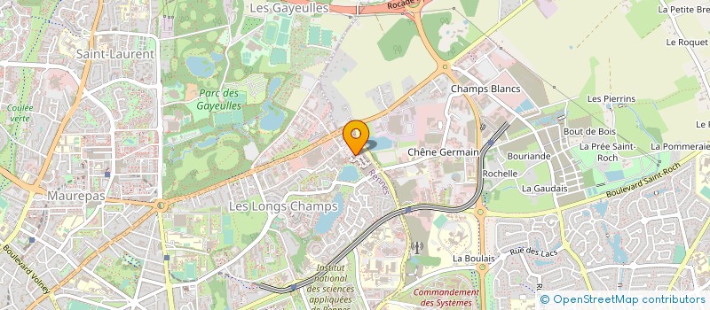 localisation de l'entreprise SELAS LONGS CHAMPS  RENNES