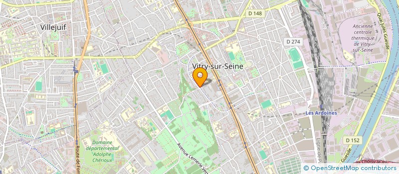 localisation de l'entreprise SELAS MAZE  VITRY-SUR-SEINE