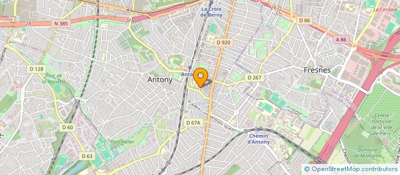 localisation de l'entreprise SELAS MICHAEL CHAMPAGNE à ANTONY