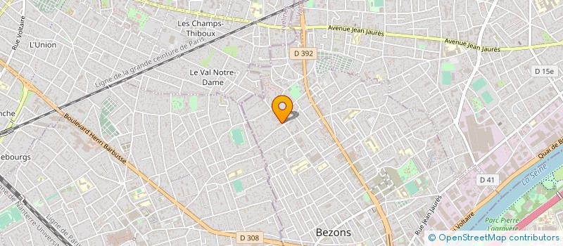 localisation de l'entreprise SELAS NAVE  BEZONS