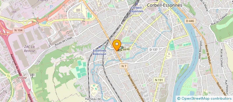 localisation de l'entreprise SELAS NOLE à CORBEIL-ESSONNES
