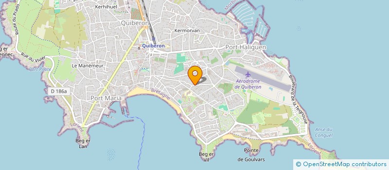 localisation de l'entreprise SELAS OUPE à QUIBERON