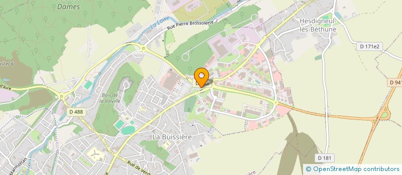 localisation de l'entreprise SELAS PHARMACIE ALEXANDRE DE LARRARD  BRUAY-LA-BUISSIERE