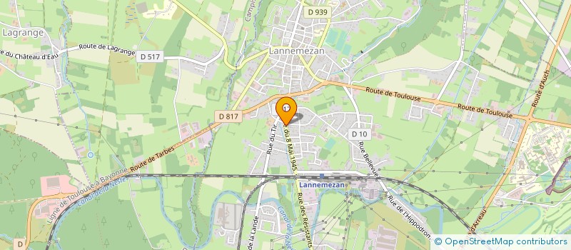 localisation de l'entreprise SELAS PHARMACIE BASCOU-VIDAL - PERPERE à LANNEMEZAN