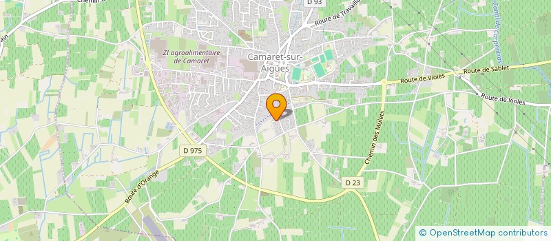 localisation de l'entreprise SELAS PHARMACIE BEX  CAMARET-SUR-AIGUES