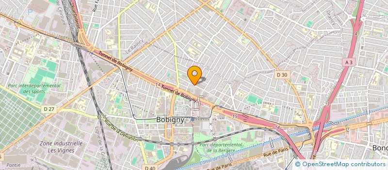 localisation de l'entreprise SELAS 'PHARMACIE BOBIGNY 2'  BOBIGNY