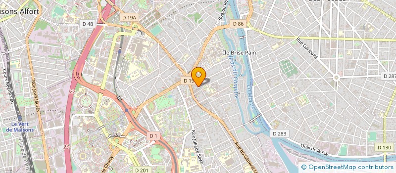 localisation de l'entreprise SELAS PHARMACIE CENTRALE  CRETEIL