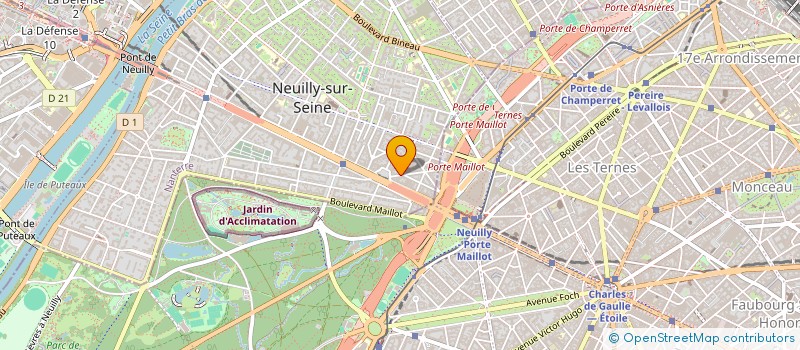 localisation de l'entreprise SELAS PHARMACIE DE L'HORLOGE à NEUILLY-SUR-SEINE