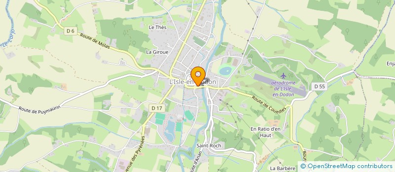 localisation de l'entreprise SELAS PHARMACIE DE L'ISLE-EN-DODON  L'ISLE-EN-DODON