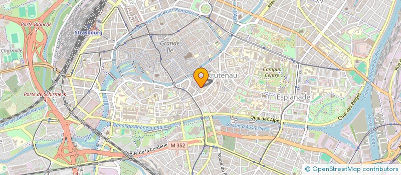 localisation de l'entreprise SELAS PHARMACIE DE L'OURS à STRASBOURG
