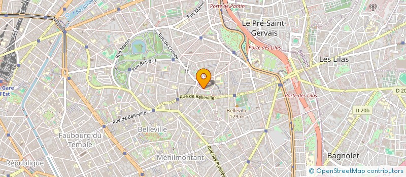 localisation de l'entreprise SELAS PHARMACIE DE LA PLACE DES FETES  PARIS