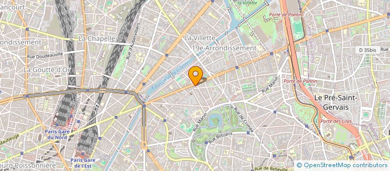 localisation de l'entreprise SELAS PHARMACIE DES BUTTES CHAUMONT  PARIS