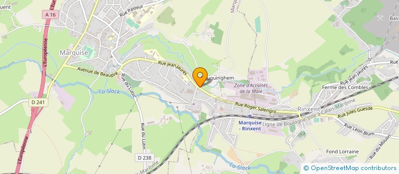 localisation de l'entreprise SELAS PHARMACIE DES CARRIERES  MARQUISE