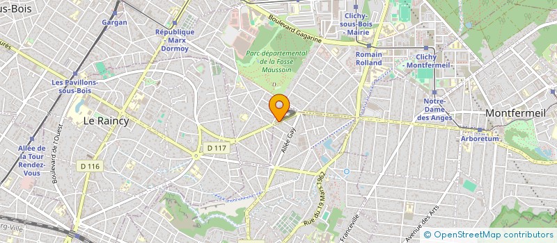 localisation de l'entreprise SELAS PHARMACIE DES DEUX COMMUNES à CLICHY-SOUS-BOIS