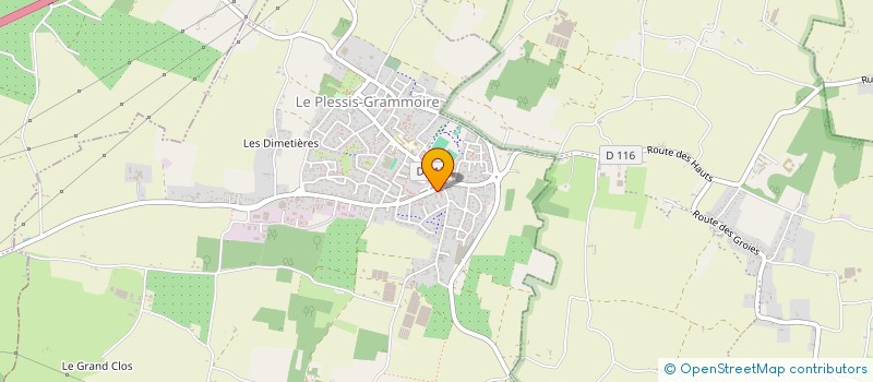 localisation de l'entreprise SELAS PHARMACIE DES MEUNIERS  LE PLESSIS-GRAMMOIRE