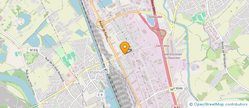 localisation de l'entreprise SELAS PHARMACIE DES VITARELLES  LESPINASSE