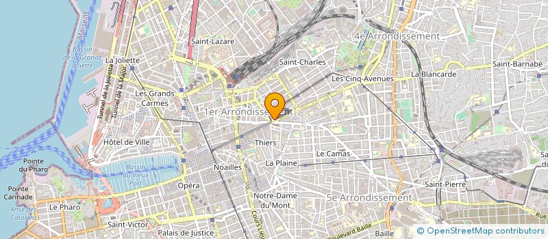 localisation de l'entreprise SELAS PHARMACIE DU CENTRE à MARSEILLE