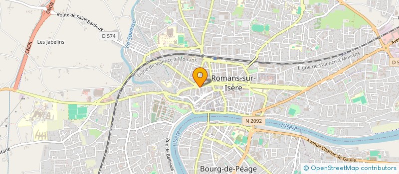 localisation de l'entreprise SELAS PHARMACIE DU COURS à ROMANS-SUR-ISERE