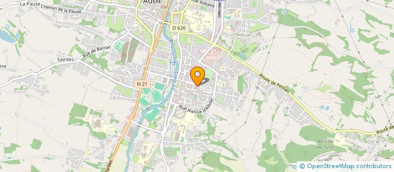 localisation de l'entreprise SELAS PHARMACIE DU GARROS à AUCH